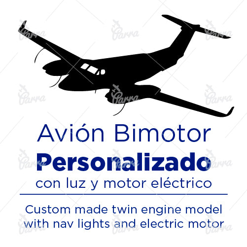 Bimotor con luz y motor eléctrico